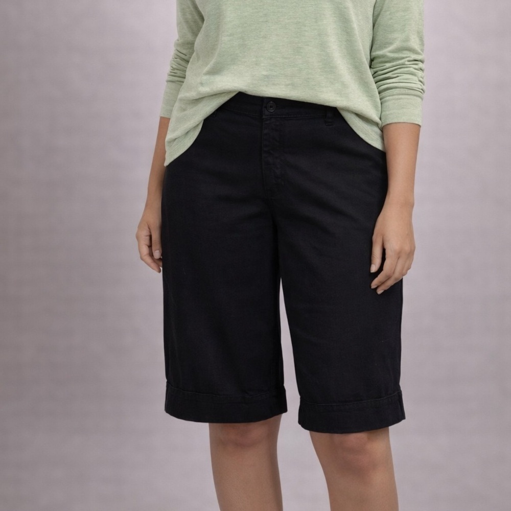 NWT The gap womans black modern fit cuffed gaucho size 8 - Picture 3 of 16